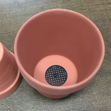 10 Flower Pot Hole Mesh Pads - Durable Drainage Solution