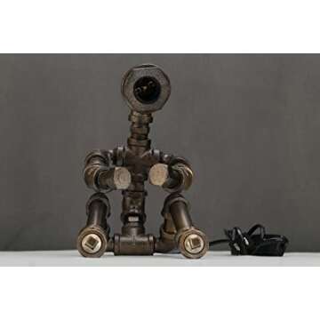 DOVDOV Retro Industrial Robot Water Pipe Lamp
