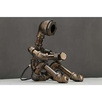 DOVDOV Retro Industrial Robot Water Pipe Lamp