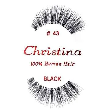 24 Packs Eyelashes - #43 by Christina for Stunning, Reusable Looks