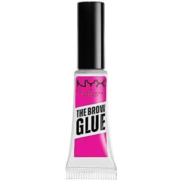NYX PROFESSIONAL MAKEUP Tinted Eyebrow Mascara, Brunette & The Brow Glue, Extreme Hold Eyebrow Gel - Clear