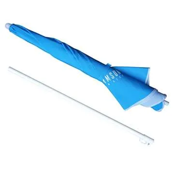 AMMSUN 5ft Seaside Beach Umbrella for Sand and Water Table - Kids Durable Umbrellas for children Beach Camping Garden Outdoor Play Shade