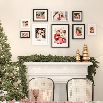 Kinlink 11x14 Black Wood Frames for Pictures & Art Display