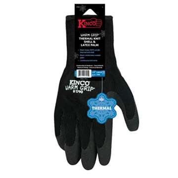 Kinco - Frost Breaker Heavy Thermal Work Gloves, Extra Warm, Latex Grip, (1790)
