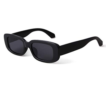 Retro 90s Rectangle Sunglasses - ADE WU Style