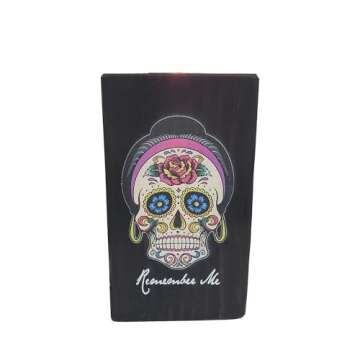 Remember Me Candle Holders for Day of The Dead | Set of Two