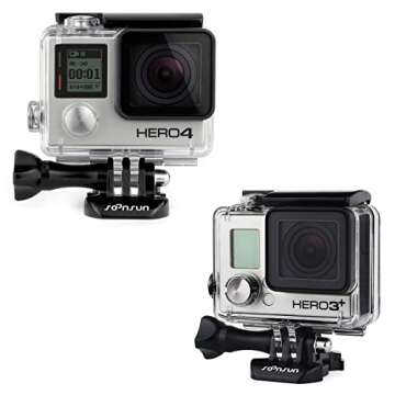SOONSUN Waterproof Case for GoPro Hero 3/4 - 131 Feet