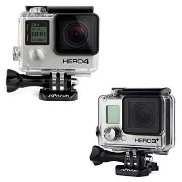 SOONSUN Waterproof Case for GoPro Hero 3/4 - 131 Feet