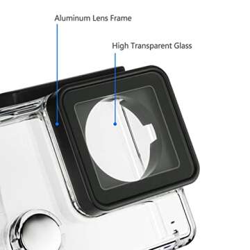 SOONSUN Waterproof Case for GoPro Hero 3/4 - 131 Feet
