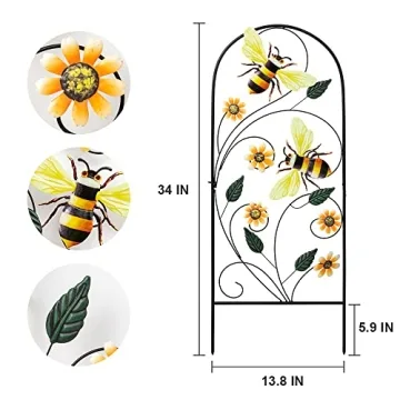 YEAHOME Decorative Garden Stakes for Outdoor Spring Decor