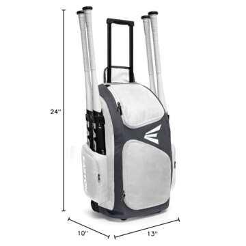 Easton | TRAVELER STAND-UP Wheeled Equipment Bag | White