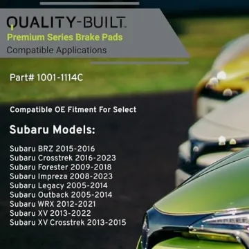 Top Quality Subaru Compatible Ceramic Brake Pads