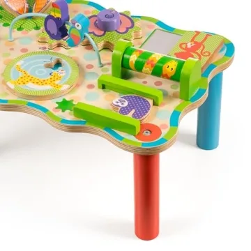 Melissa & Doug Jungle Wooden Activity Table for Toddlers