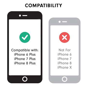 Sonix Brown Tort for iPhone 8 Plus [10ft Drop Tested] Protective Luxe Tortoise Shell Leopard Print Case for Apple iPhone 6+, 6s+, 7+, 8+