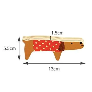 DJECO Woodypets Wooden Puzzle - Adorable Educational Toy