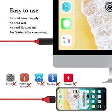 Apple MFi Lightning to HDMI Adapter for iPhone and iPad