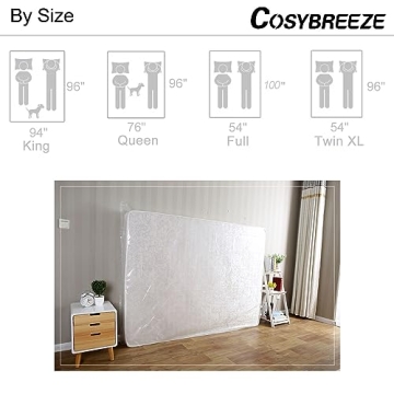 Queen Mattress Bags for Moving 2 Pack Waterproof Heavy Duty