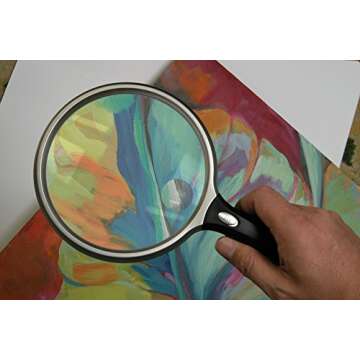 Mighty Bright Lighted 5" Round Magnifier for Clarity