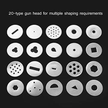 VORCOOL Clay Extruder with 20 Discs for Crafting