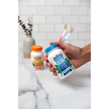 Zellie's | 100% Xylitol Sugar Free Peppermint Chewing Gum | Peppermint Flavor (100 Count (Pack of 1))