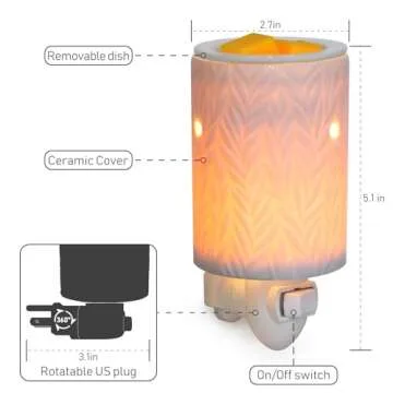 Elegant Bobolyn Plug-in Wax Warmer for a Cozy Aroma Experience