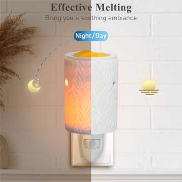 Elegant Bobolyn Plug-in Wax Warmer for a Cozy Aroma Experience