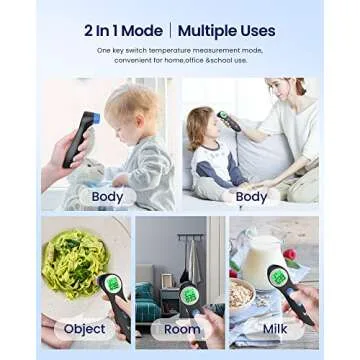 Digital Touchless Forehead Thermometer for All Ages