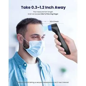 Digital Touchless Forehead Thermometer for All Ages