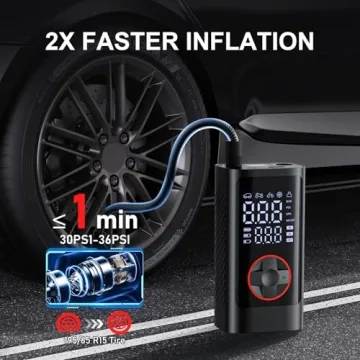 JUSUOX Tire Inflator 150PSI Portable Air Compressor