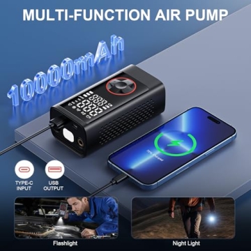 JUSUOX Tire Inflator 150PSI Portable Air Compressor