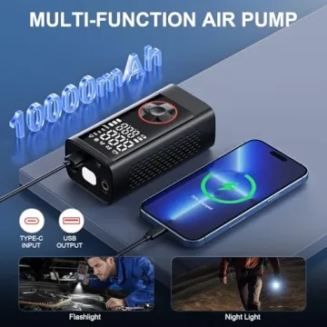 JUSUOX Tire Inflator 150PSI Portable Air Compressor