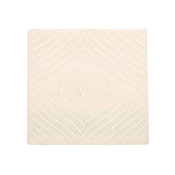 SAOL Shamrock Aran Throw Irish Blanket 100% Merino Wool 45''x 68'' (114 x 173 cm)