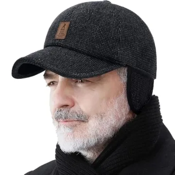Warm Adjustable Winter Outdoor Hat for Men Golf Baseball Cap