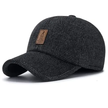 Warm Adjustable Winter Outdoor Hat for Men Golf Baseball Cap