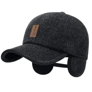 Warm Adjustable Winter Outdoor Hat for Men Golf Baseball Cap