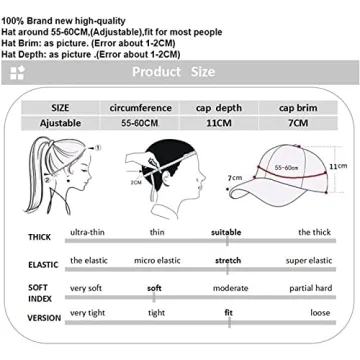 Warm Adjustable Winter Outdoor Hat for Men Golf Baseball Cap