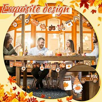 Chunful Fall Ornaments - 30 Pcs for Thanksgiving Crafts