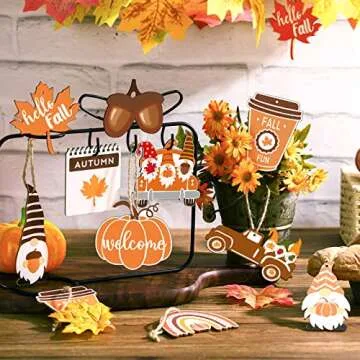 Chunful Fall Ornaments - 30 Pcs for Thanksgiving Crafts