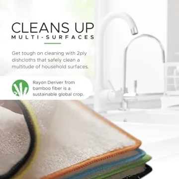 Whiffkitch Dishcloths - Eco-Friendly, Quick-Dry Kitchen Towels