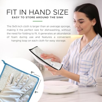 Whiffkitch Dishcloths - Eco-Friendly, Quick-Dry Kitchen Towels