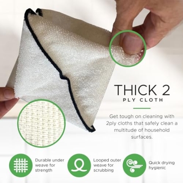Whiffkitch Dishcloths - Eco-Friendly, Quick-Dry Kitchen Towels