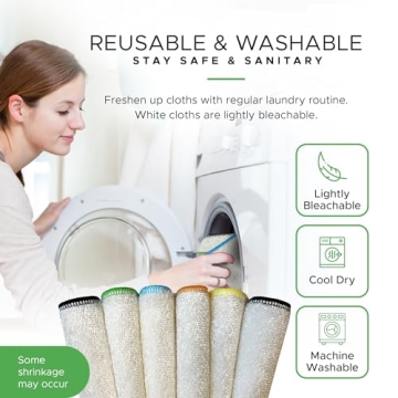 Whiffkitch Dishcloths - Eco-Friendly, Quick-Dry Kitchen Towels