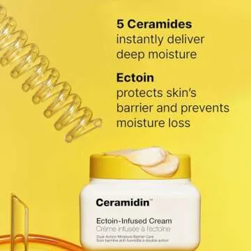 Dr.Jart+ Ceramidin Ectoin-Infused Face Cream Moisturizer for Dry Skin | Korean Skin Care, 1.69 Fl Oz