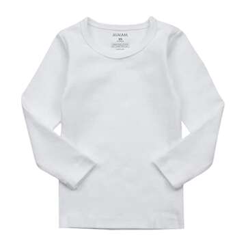 AVAUMA Baby Boys Girls Pajama Set Kids Toddler Snug fit Basic Cotton Sleepwear pjs for Daily (Ivory-...