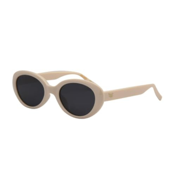 Trendy I-SEA Women's Monroe Polarized Sunglasses - Cream Frame