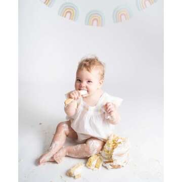 Avanchy Baby Spoons Bamboo Silicone Set for Smart Feeding