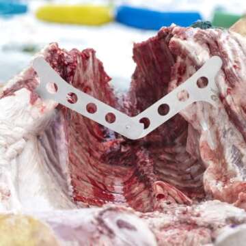 MOSSY OAK Hunting Field Dressing Kit - Portable Butcher Game Processor Set (8-piece) Green Camo