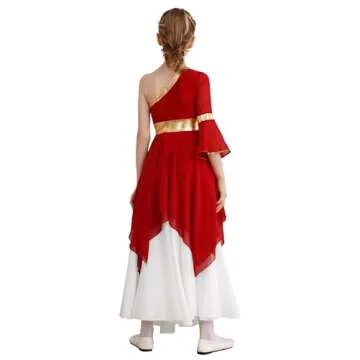 JEATHA Kids Lyrical Dance Dress for Girls 12 Years