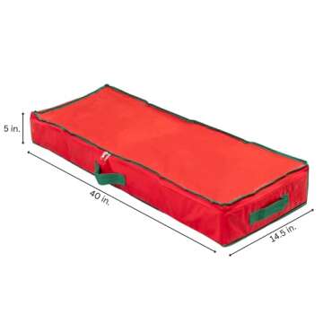 Handy Laundry Gift Wrap Storage Organizer, Easily organize Wrapping Paper, Ribbons, Bows, Scissors, ...