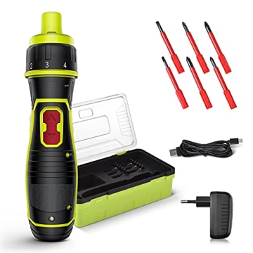 Insulated Electric Screwdriver Set with Rechargeable Battery